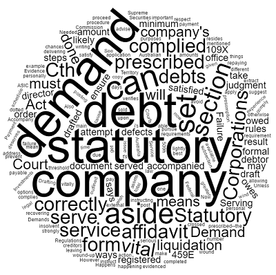 statutory demand debt recovery qld