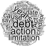 how long can a debt be chased in Australia