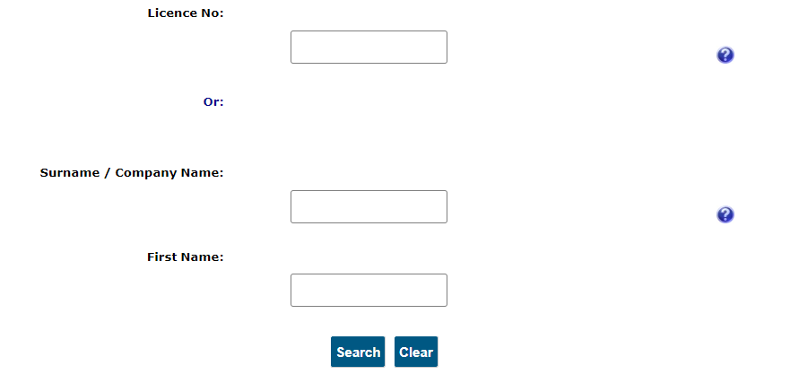 QBCC License search 1